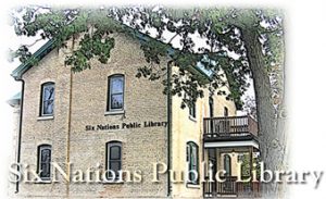 Patron Card Side view of Six Nations Public Library